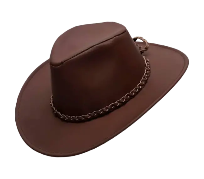 Sombreros Burcal Australiano Aventura - Cuero - Vinoteca Montecito S.R.L.